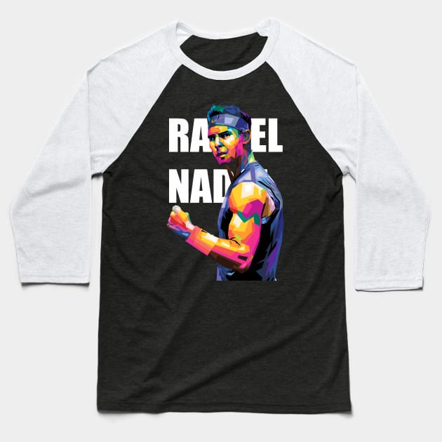 Rafael Nadal Baseball T-Shirt by Wijaya6661